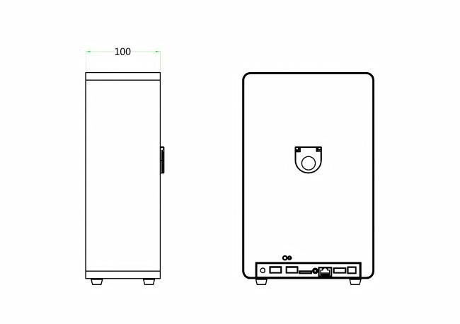 Android/Windows LCD Hologram 10.1 Inch Transparent LCD Showcase for Indoor Exhibition