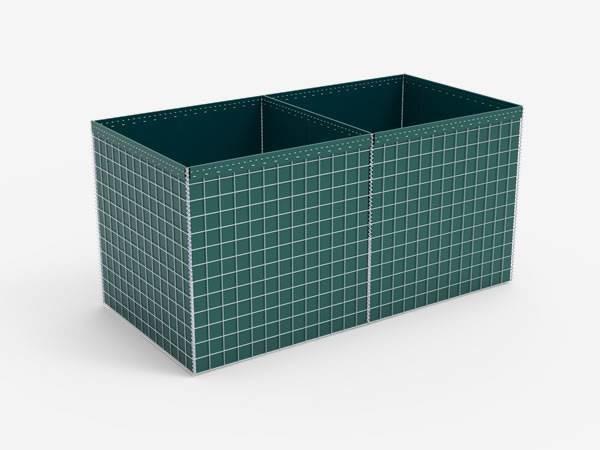 Military defensive barrier wall hot dipped galvanized welded gabion