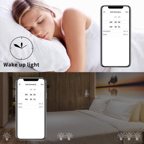 Шарик СИД Tuya Alexa 10W E27 E26 B22 Dimmable умный Wifi RGB + белый
