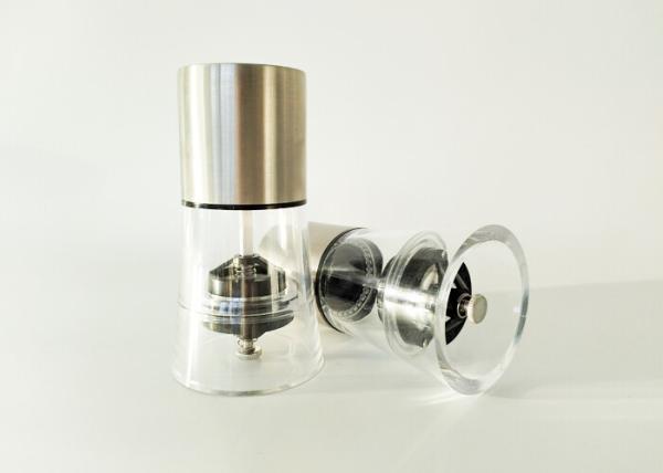 Premium Sleek Stainless Steel Effortless Grinder For Salt And Pepper