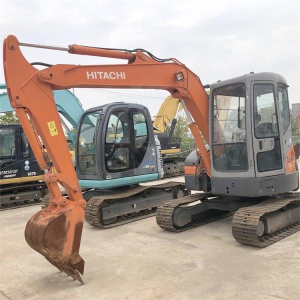Good Condition Mini Used Excavator Hitachi ZX55UR and Original Hydraulic Valve Bran