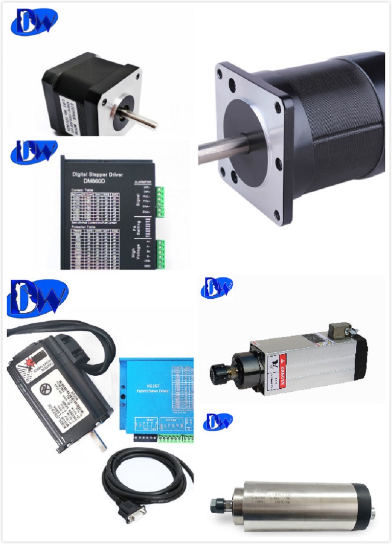 Мотор шпинделя CNC 1.5kw Gdz 80-1.5 для круга охлаженного воздухом 24000rpm маршрутизатора Cnc