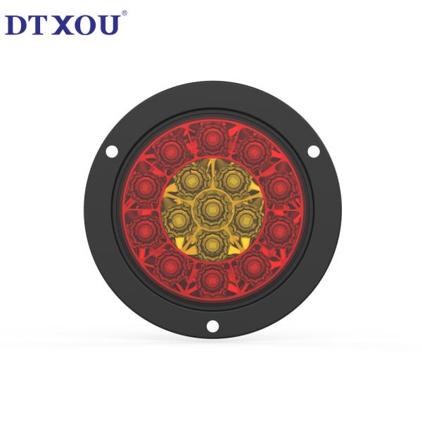 4 Inch Round  16 pcs Led Reverse Light Backup Lamp For Truck Trailer Boat Yacht 12v 24v