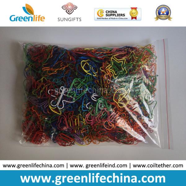 PET Material Custom Paper Clip Gift OEM Stationery Holder