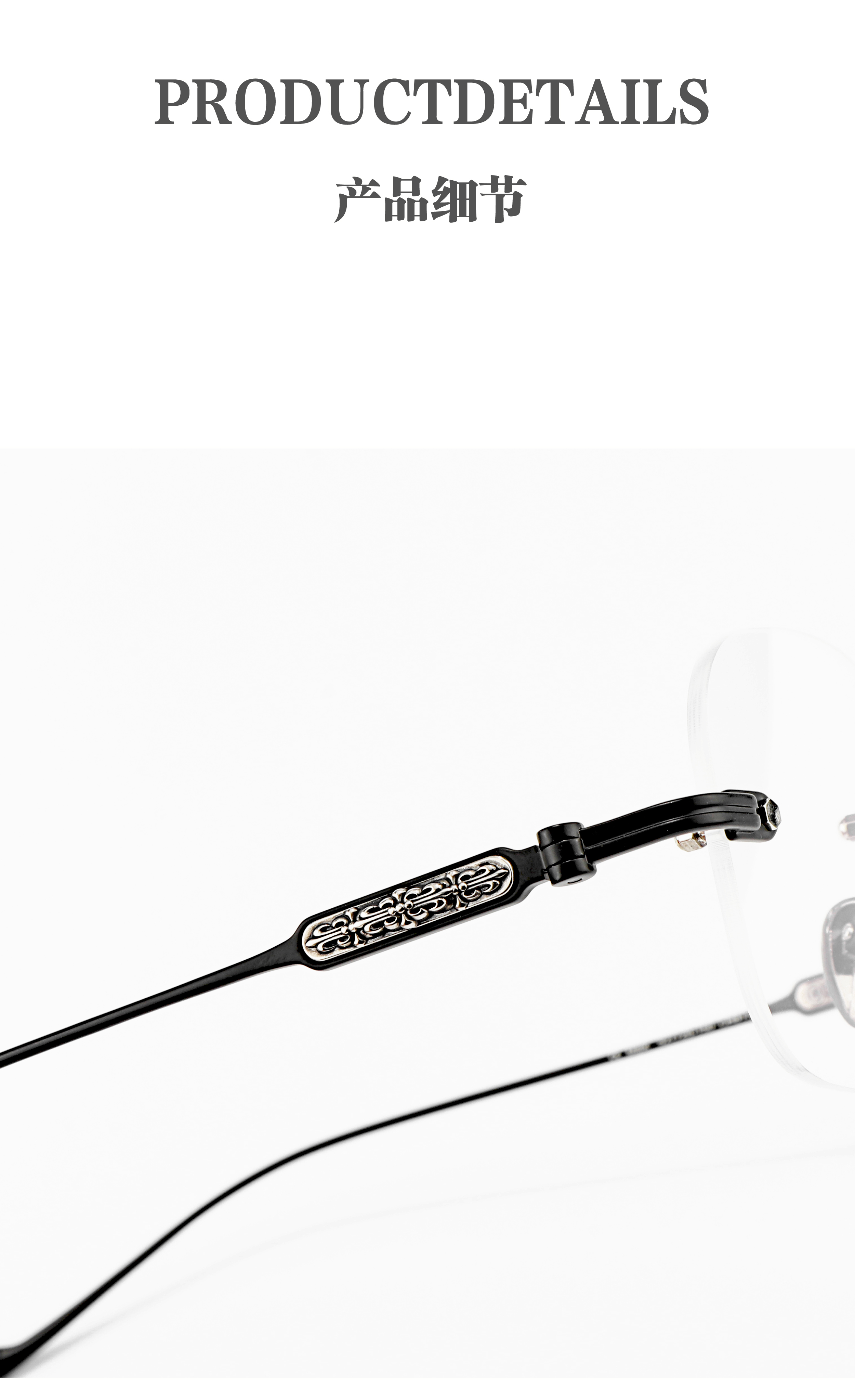 Top Rimless Titanium Optical Prescription Luxury Brand Hot Selling Refined Elegant Women's Men's Medical Glasses Eyeglasses
