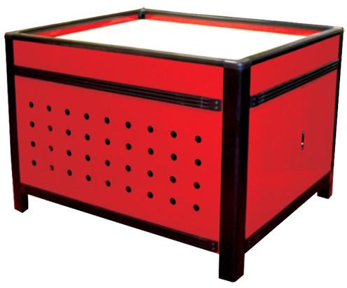 1100MM 950MM Cashier Table For Shop Supermarket Checkout Counter With Conveyor Belt