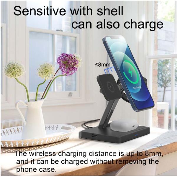 Qi Phone Stand With Wireless Charging