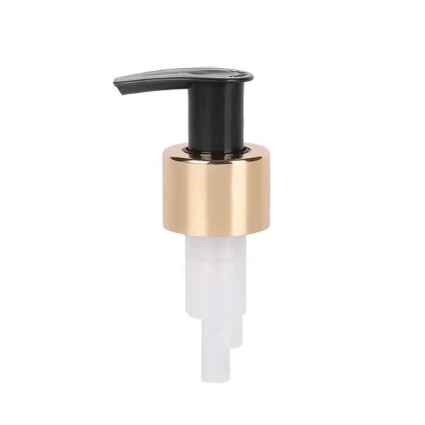 Ergonomic Black Soap And Lotion Dispenser UV Coating No Spill 24 410 Dispensing Pump