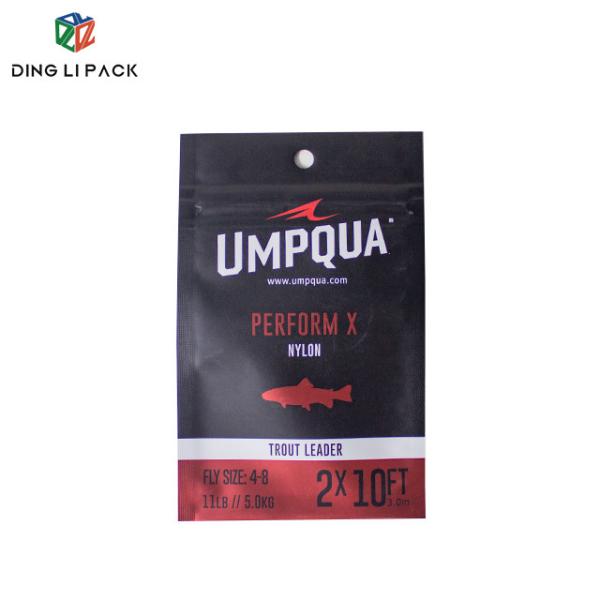 Custom Printed Heat Seal Laminated Plastic Worm Bags Personalized Zipper Bags