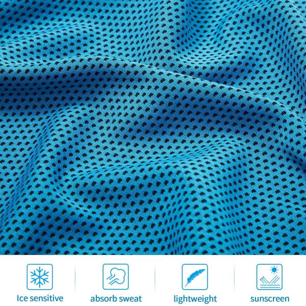 Спортивное охлаждающее полотенце Custom Logo Быстросухое микроволоконное полотенце для йоги Beach Fitness