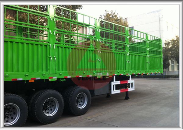 4 Axle Cargo Container Trailer , Container Delivery Trailer 45000kgs Carrying Volume