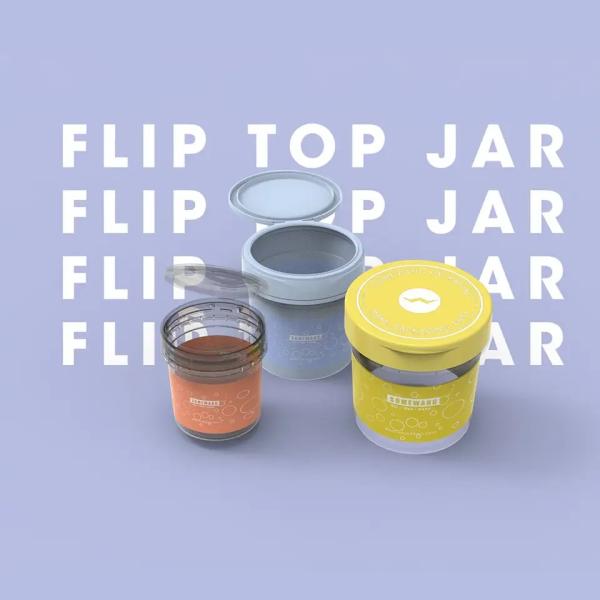 опарник сливк 8oz 16oz 20oz пустой пластиковый PP косметический упаковывая с крышкой сальто замка