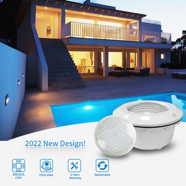 PAR56水中プールの電球、ガラス プールの鉱泉LEDの電球