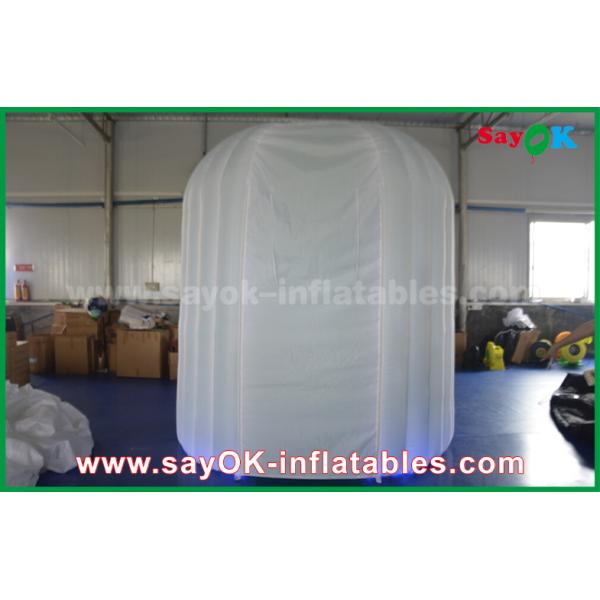 Inflatable Photo Booth Hire White Oxford Cloth Led Strip Lighting Inflatable Photo Booth For Wedding Decoration