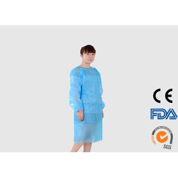 Green Color Disposable Surgical Gown WITH PP Coated PE Material