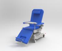 Chaise portative ME410 de dialyse de chaise de donneur de sang de quatre moteurs d'équipement électrique de Thearpy