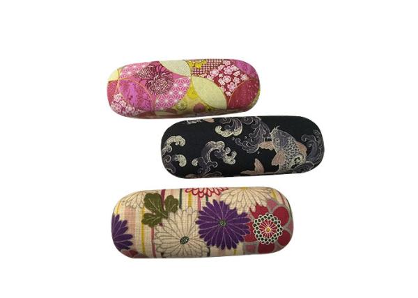 Classical Beauty Optical Glasses Case Japanese Flower Cloth Eyeglasses Case Box