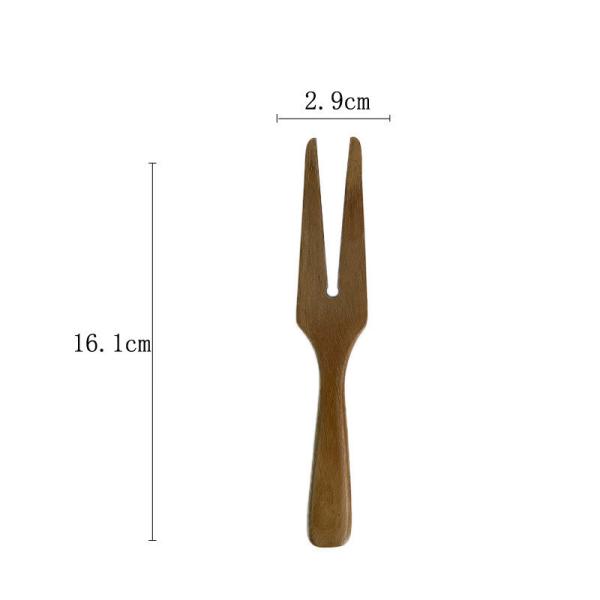Outdoor Camping Portable Shovel Spoon Fork Wooden Spatula Cake Knife and Fork Cheese Set