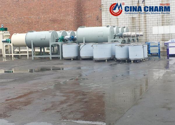 Twin Shaft Dry Mortar Mixing Plant 40-60m2 Occupied Area For Building