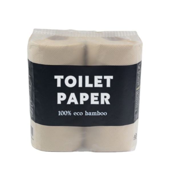 Custom 2 Ply Unbleached Natural Soft Bathroom Toilet Paper Rolls Hotel Quality Toalet Tissue Paper Roll