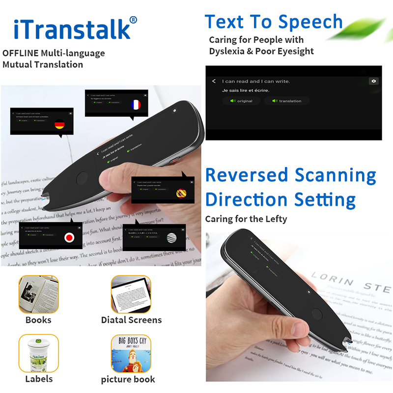 Intelligent Offline Language Translator Scanner 134 Languages Translation Scanning Pen