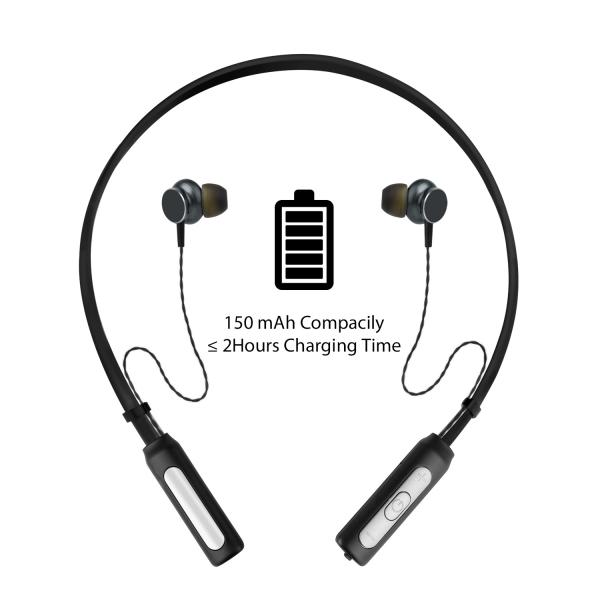 2hours поручая наушники спорта 10M Bluetooth 135mAh беспроводные