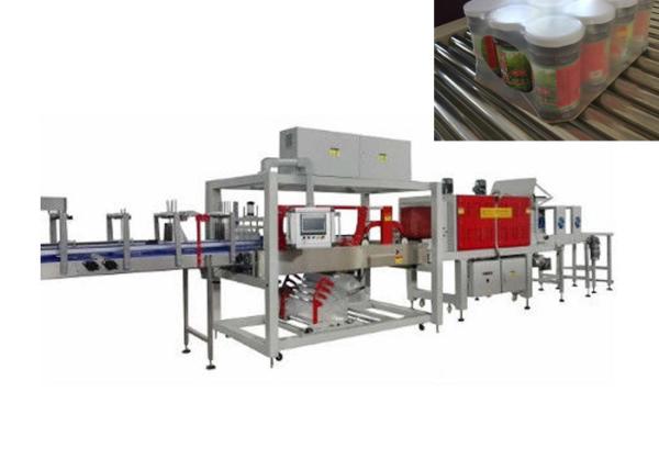CE Approved Fully Automatic Shrink Wrapping Machine With LDPE Film Packaging Material