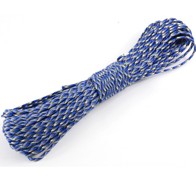 7 Inner Strand Standard 100FT Outdoor Gear 550 Paracord 4mm Polyester Parachute Cord Rope