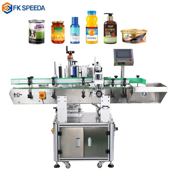 Automatic Plastic Round Bottle Glass Bottle Labeling Equipment with 1935 mm Length