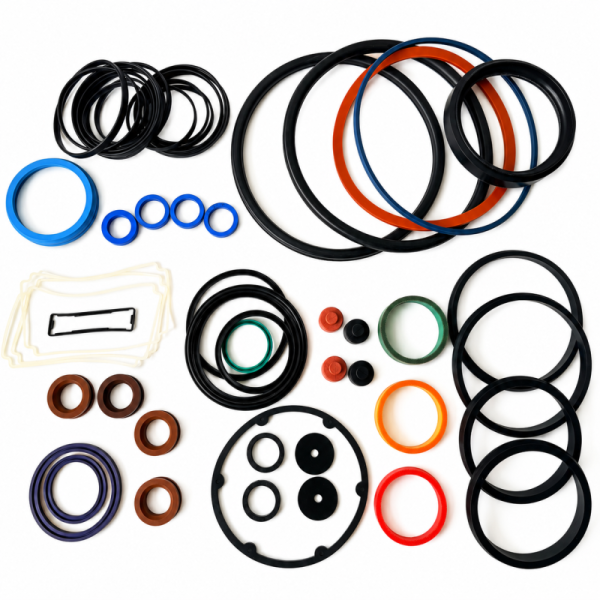 Custom Elastomer Sealing Parts with 50-90 Shore A Hardness in NBR EPDM FKM HNBR for OEM/ODM Applications