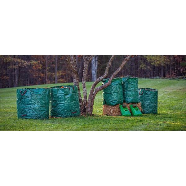 72 Gallons Garden Bag - Reuseable Heavy Duty Gardening Bags, Lawn Pool Garden Leaf Waste Bag