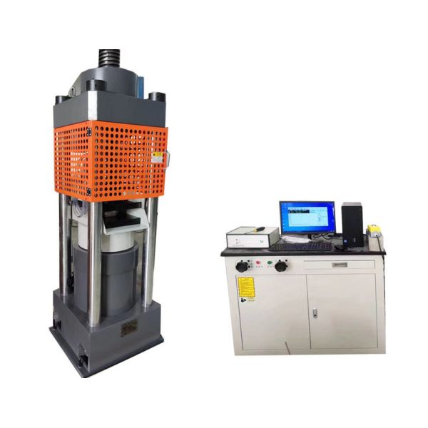 Hydraulic Universal Testing Machine integrating hydraulic power source and precise measurement system for material compression testing