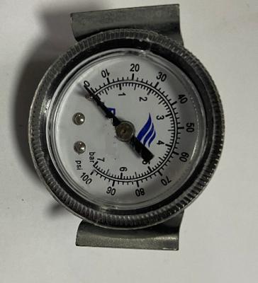 Water Oils Gas Test Manometer  2 4 Panel Mount Air Pressure Gauge 1/4 Bsp For Measuring Gases