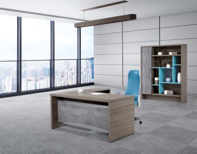 Two - Side Melamine Office Furniture Chipboard Executive Table For Deputy Directors / CEO