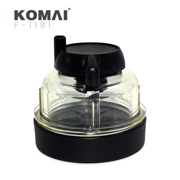 Filtro de combustível diesel Komai Filtro de combustível Bowl SN40785 Filtro Cup Para DZ115391 RE551507 BF46156
