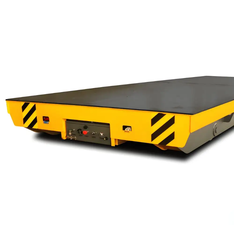 200 KG Electric Flat Car with Wireless Remote Control and 360 Degrees Rotating for Industrial Use