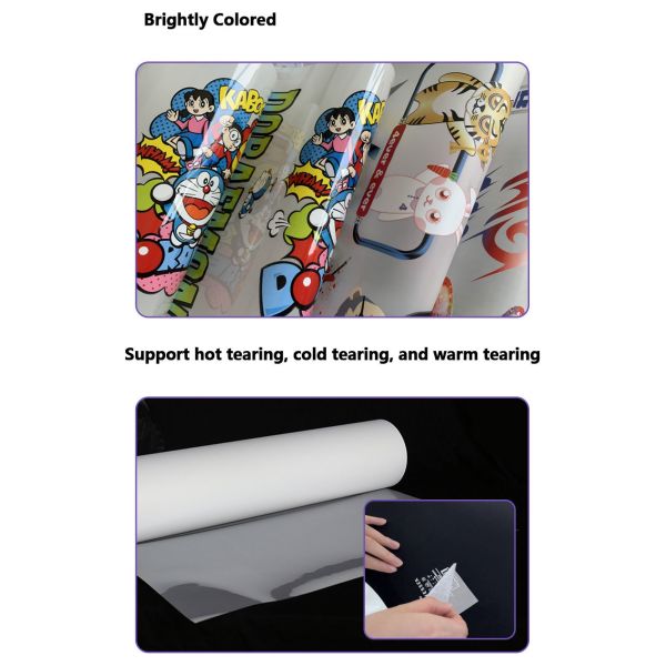 Single Sided PET DTF Transfer Film For Epson DTF Printer 60cm