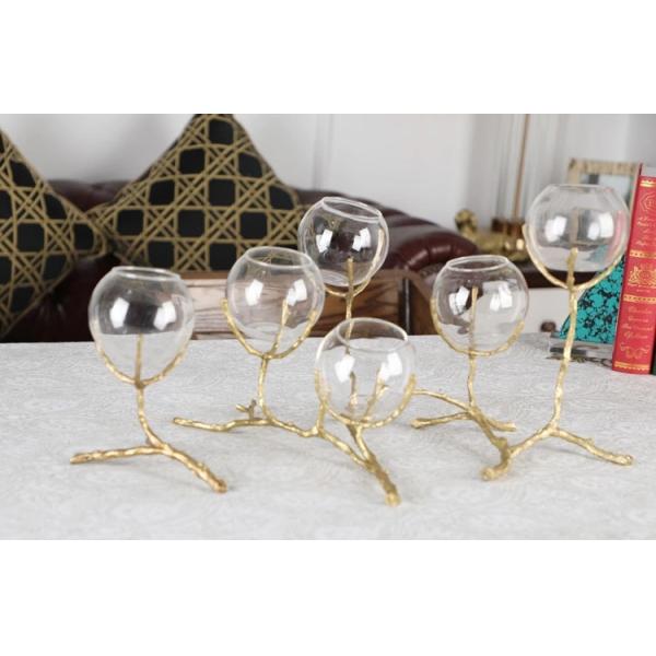 Home Decorative 220mm 280mm 170mm Chandelier Flower Vase