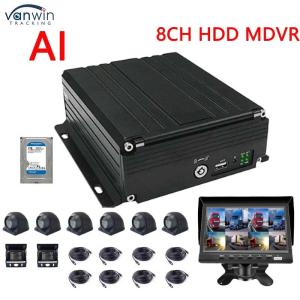 8CH 1080P AI MDVR with ADAS DMS, 4G GPS Vehicle Video Recorder for Truck Bus,