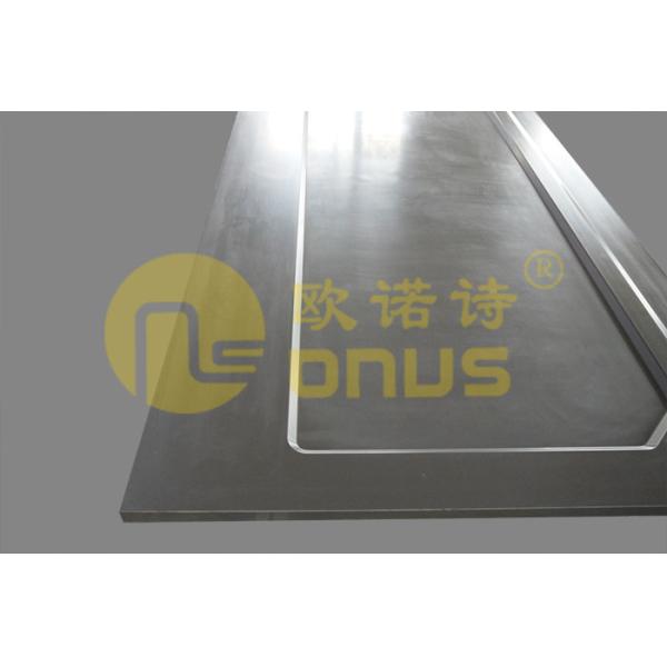 Laboratory Fume Hoods Epoxy Resin Worktops With Cuttable Cupsink Cut Out