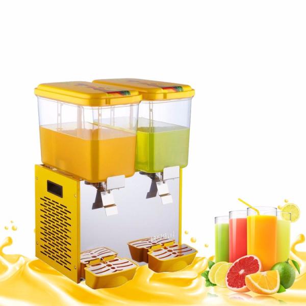 New Arrival Transparent Square Commercial Cold Juicer Dispenser