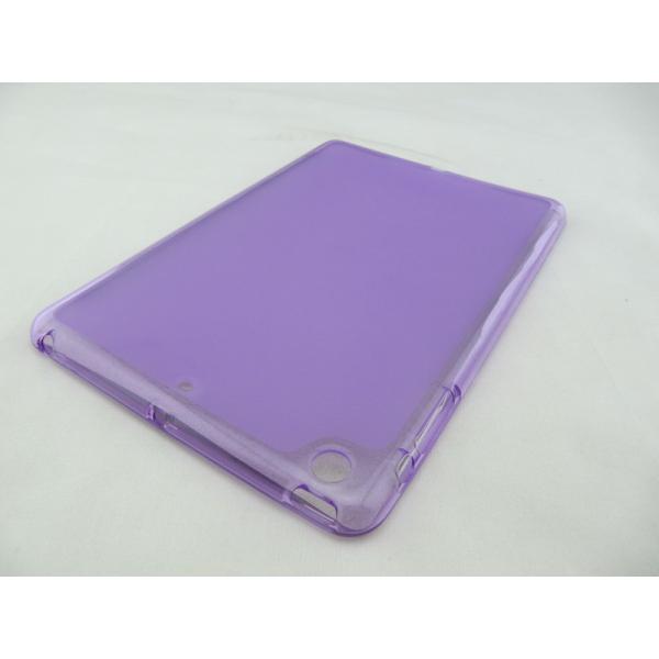 Purple Flexibility, Toughness Texture Ipad Mini Protective Case / Cell Phone Accessory With Custom Logo