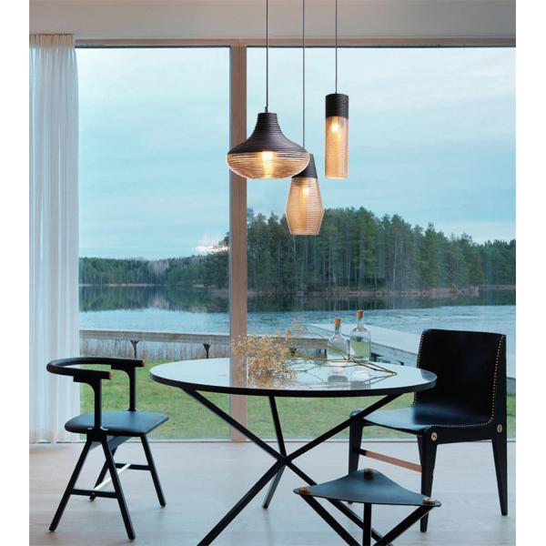 Nordic Vintage LED Pendant Lights Glass Art Living Room Bedroom HangLamp Loft Industrial lamp(WH-GP-105)