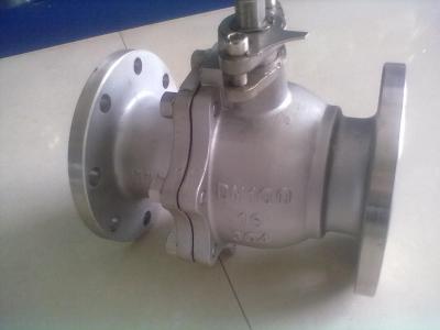 Stainless Industrial 2PC Trunnion Ball Valve Class 125 With Electric Actuator