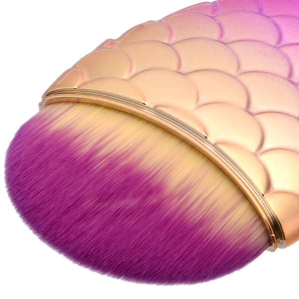 3 Pcs Custom Logo Cosmetics Brush Gradient Ramp Foundation Makeup Brush Set
