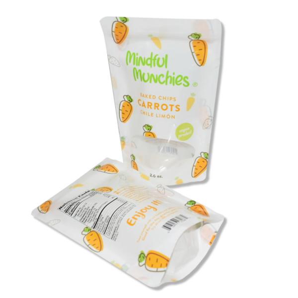 Freezer Supported 0-18℃ Food Grade Stand Up Zipper Pouch Puncture Prevention Food Sealer Bags