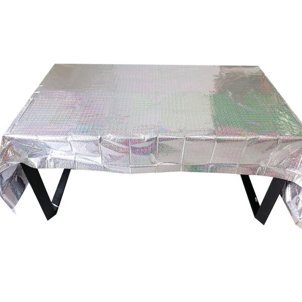 54'X108' Glossy Waterproof Printed Tablecloth Rectangle