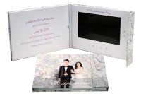 Paper Craft LCD Screen Invitation Card , 10.1 Inch 128MB Video In Print Brochure