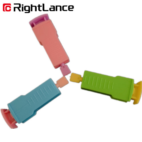 Gamma Sterilization 25G 0.7oz Disposable Blood Lancet Disposable Stainless Steel OEM