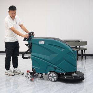 Industrial Walk Behind Floor Scrubber 83AH Battery Mechanical Design
